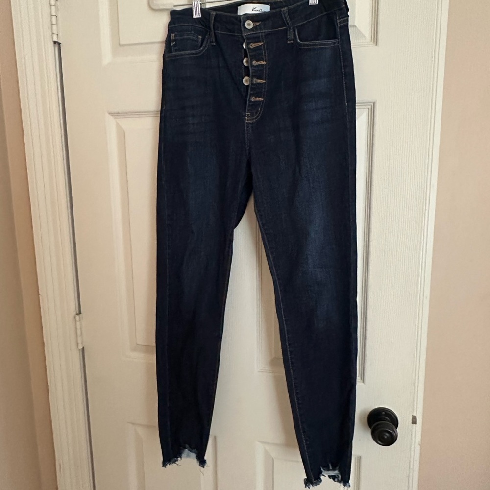 KanCan High Rise Blue Jeans Slim Fit